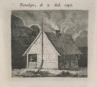 Casa con parafulmine da Gerhard Ludvig Lahde