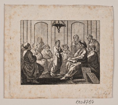 Cristo nel tempio da Gerhard Ludvig Lahde