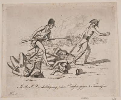 Difesa coraggiosa di un russo da Gerhard Ludvig Lahde