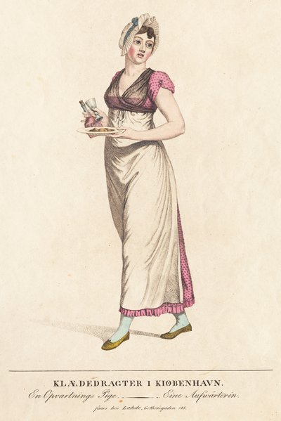 Opvartnings pige da Gerhard Ludvig Lahde