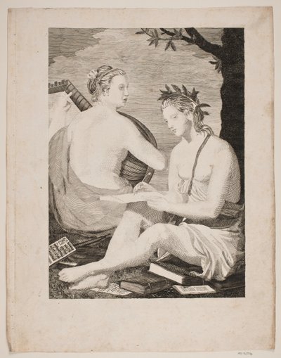 Tersicore e Calliope da Gerhard Ludvig Lahde
