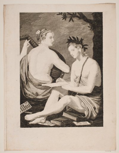 Tersicore e Calliope da Gerhard Ludvig Lahde