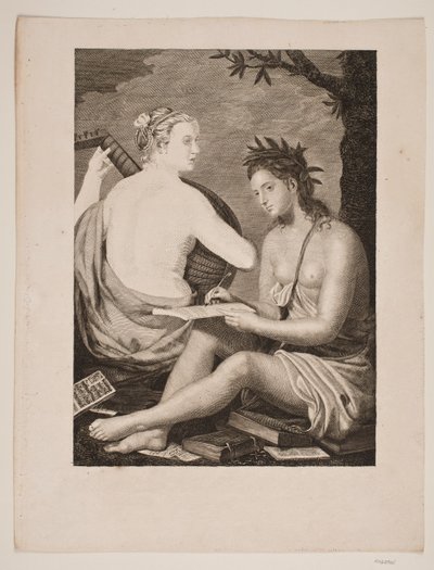 Terpsichore e Calliope da Gerhard Ludvig Lahde