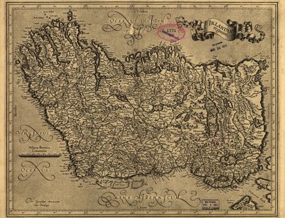 Irlandiae regnum. LOC 99446223 da Gerhard Mercator