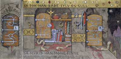 Asmund che porta a casa argento e oro da Gerhard Peter Frantz Vilhelm Munthe