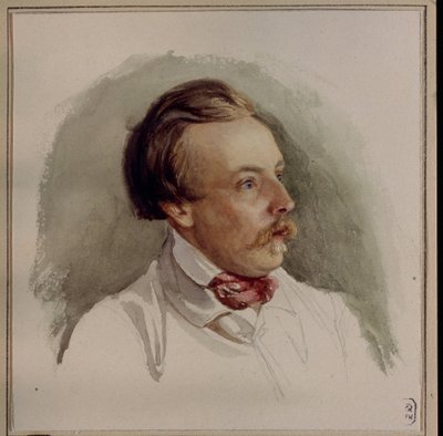 Ritratto del pittore Alexander von Kotzebue da Gerhard Wilhelm von Reutern