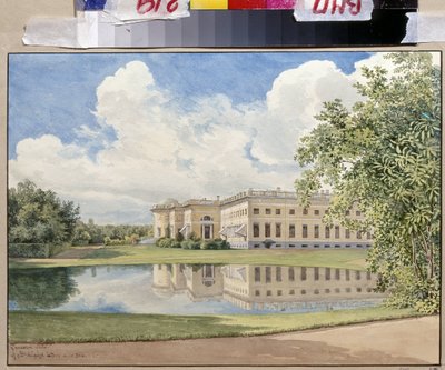 Il Palazzo Alessandro a Tsarskoye Selo da Gerhard Wilhelm von Reutern