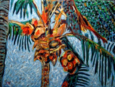Palma da cocco a mezzogiorno, 2019 da Gerhardt Isringhaus