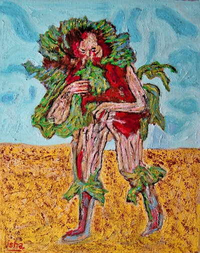 Sciamano floreale Bozo, 2020 da Gerhardt Isringhaus