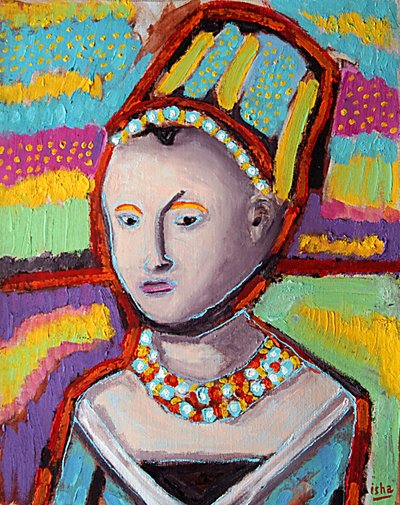 Ritratto di ragazza giovane dopo Christus, 2020 da Gerhardt Isringhaus