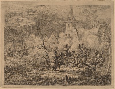 Cattura di un villaggio da Gerhardus Emaus de Micault