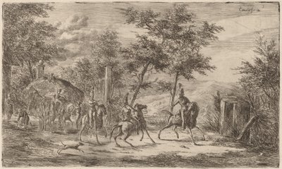 Cavalleria e Carro di Fieno da Gerhardus Emaus de Micault