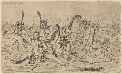 Morte di un generale russo da Gerhardus Emaus de Micault