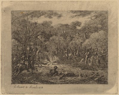 Esplosione di una Granata da Gerhardus Emaus de Micault