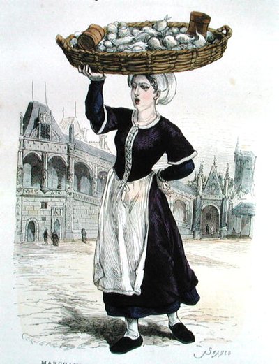 Venditore di verdure nel XVI secolo da Gerlier (after)
