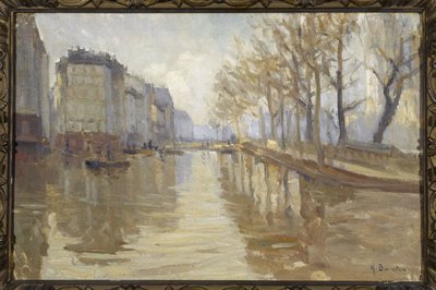Le quai Montebello (inondazioni del 1910) da Germain Eugene Bonneton