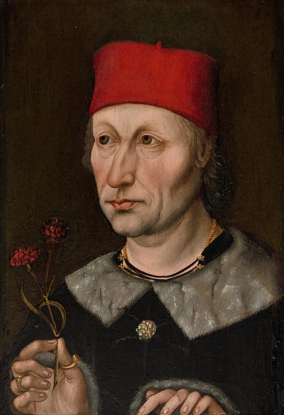 Ritratto di uomo con berretto rosso da German
