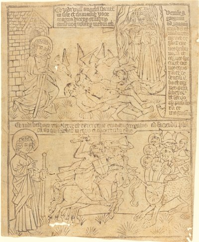 Apocalisse di Giovanni, Foglio 10 da German 15th Century