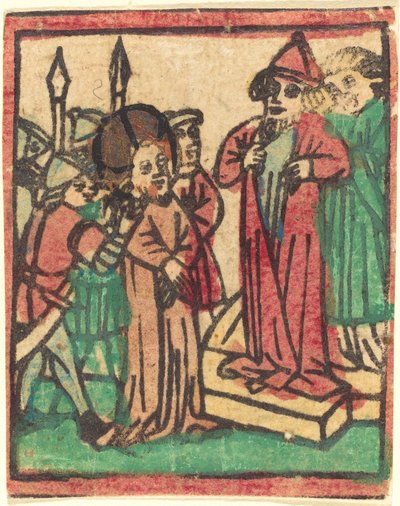 Caifa che strappa i suoi vestiti da German 15th Century