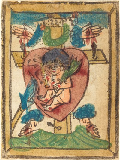 Bambino Gesù nel Sacro Cuore da German 15th Century
