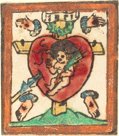 Bambino Gesù nel Sacro Cuore da German 15th Century