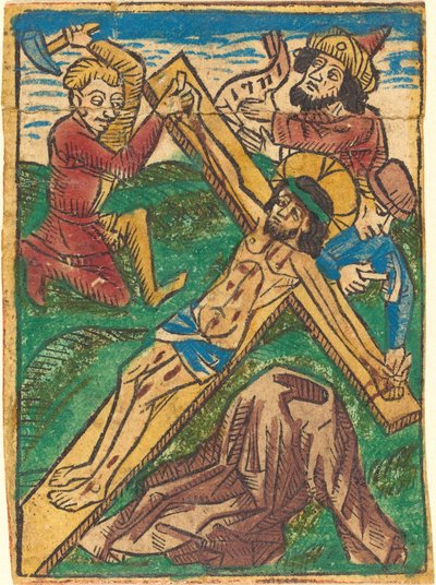 Cristo inchiodato alla croce da German 15th Century