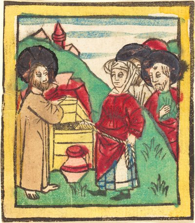Cristo e la Samaritana da German 15th Century