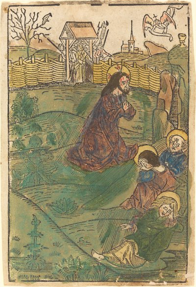 Cristo sul Monte degli Ulivi da German 15th Century