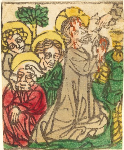 Cristo sul Monte degli Ulivi da German 15th Century