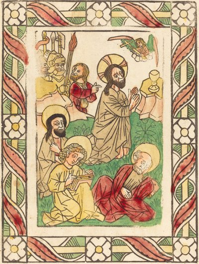 Cristo sul Monte degli Ulivi da German 15th Century