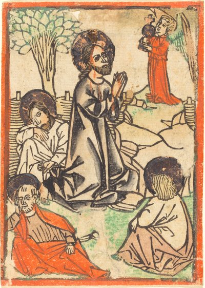 Cristo sul Monte degli Ulivi da German 15th Century