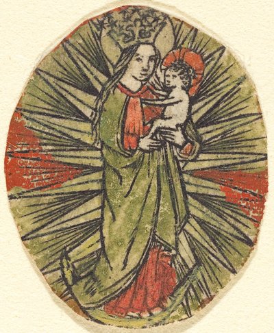 Madonna col Bambino da German 15th Century