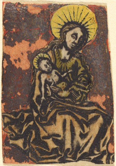 Madonna col Bambino da German 15th Century