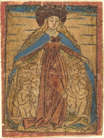 Madonna come protettrice da German 15th Century
