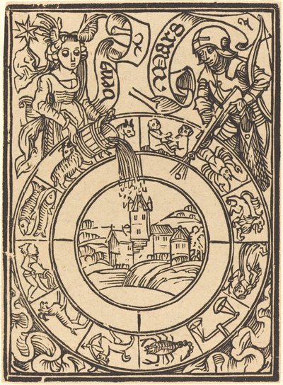 Marte e Venere da German 15th Century