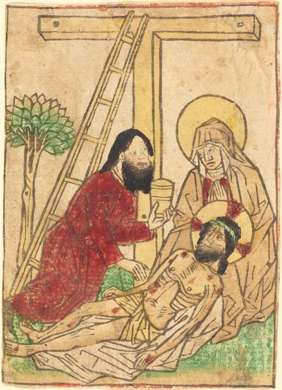 Pietà con San Giovanni da German 15th Century