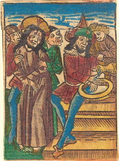 Pilato si Lava le Mani da German 15th Century