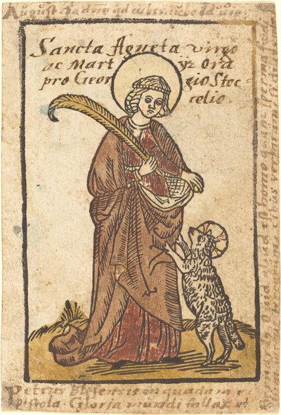 Santa Agnese da German 15th Century