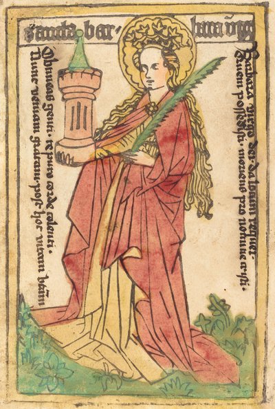 Santa Barbara da German 15th Century