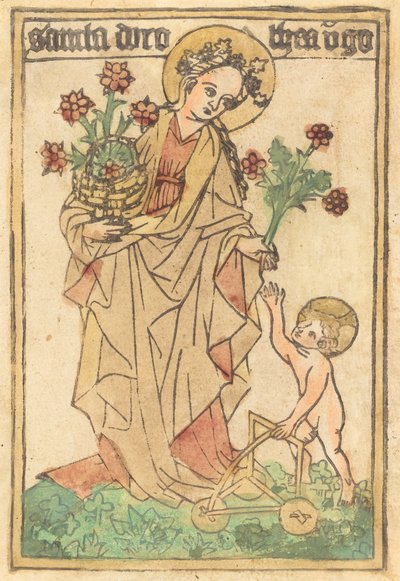 Santa Dorotea da German 15th Century
