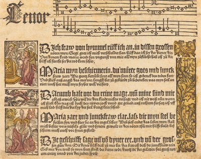 Canto alla Vergine da German 15th Century