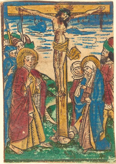 La Crocifissione da German 15th Century