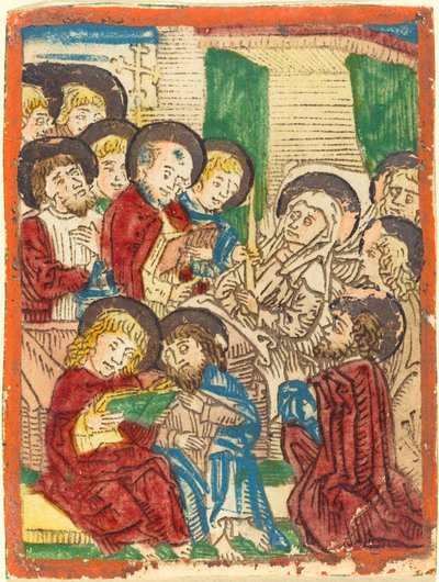 La morte della Vergine da German 15th Century