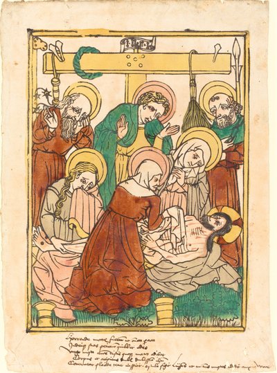 Il compianto da German 15th Century