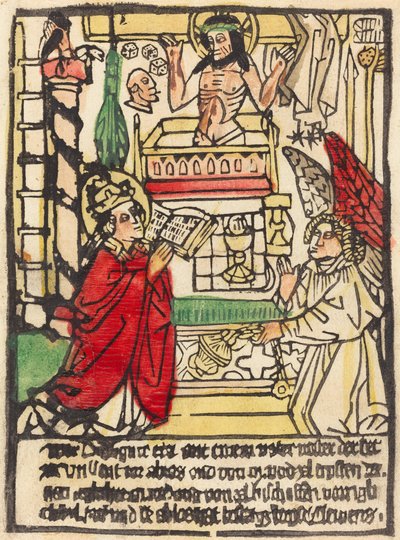 La messa di San Gregorio da German 15th Century