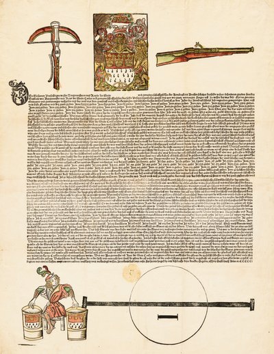 Manifesto: Un invito a una competizione di armi da German 16th Century