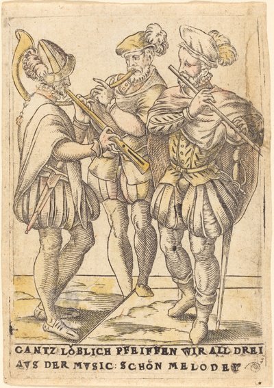 Gantz loblich Pfeiffen wir all drei avs der Mvsic: Schon Melodey da German 16th Century