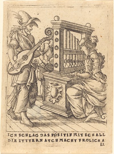 Ich schlag das Positif mit Schall die Zytternavchmacht frolich all da German 16th Century