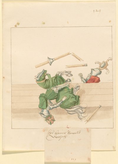 Giostra italiana della pace da German 16th Century