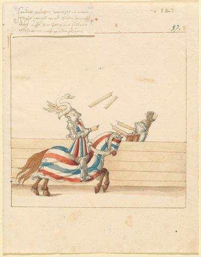 Giostra della pace italiana da German 16th Century